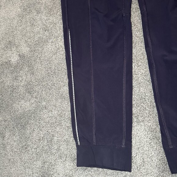 LULULEMON Track To Reality Pant II Women 2 Navy Blue Lined Reflective Jogger - Picture 4 of 14